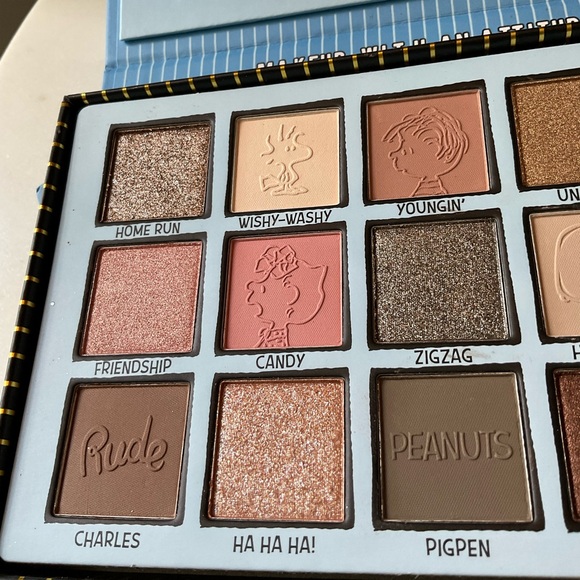 🥜Rude Cosmetics x Peanuts Cool Toned Palette - Picture 5 of 7